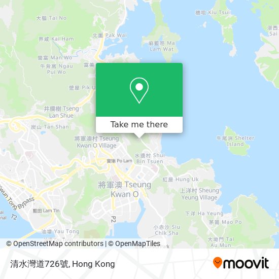清水灣道726號地圖