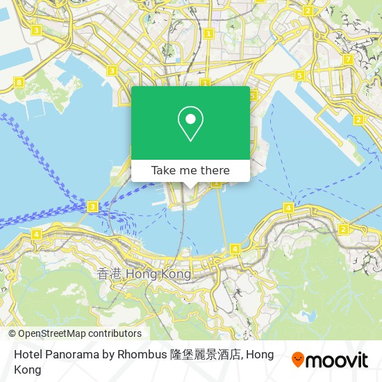 Hotel Panorama by Rhombus 隆堡麗景酒店 map