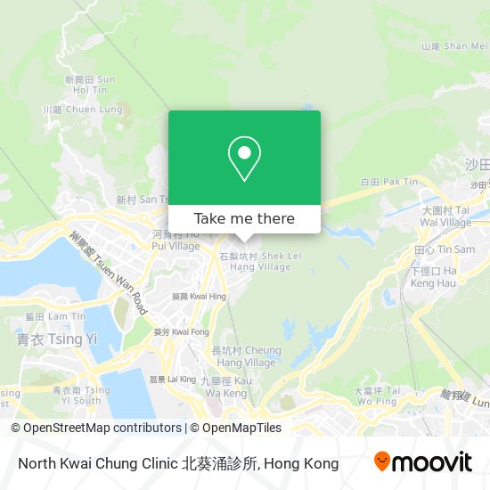 North Kwai Chung Clinic 北葵涌診所 map