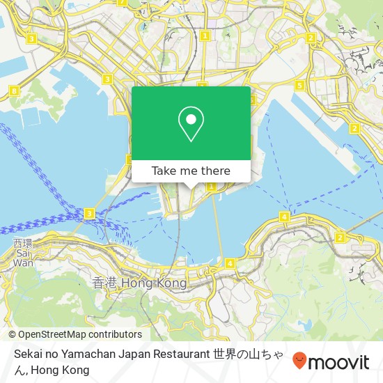 Sekai no Yamachan Japan Restaurant 世界の山ちゃん map