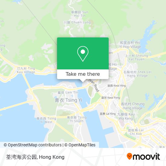 荃湾海滨公园 map