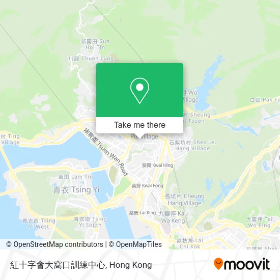 紅十字會大窩口訓練中心地圖