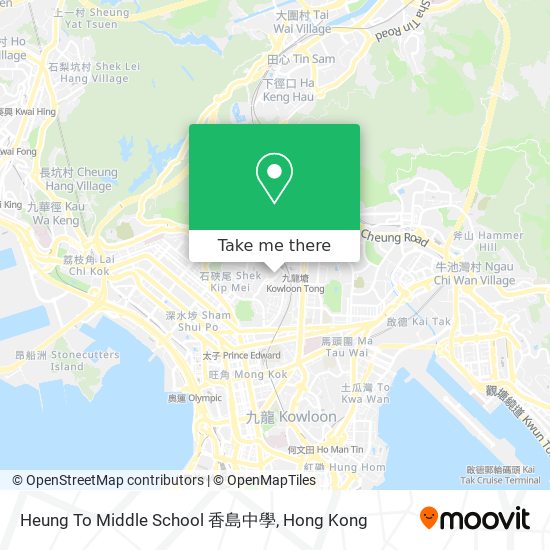 Heung To Middle School 香島中學 map