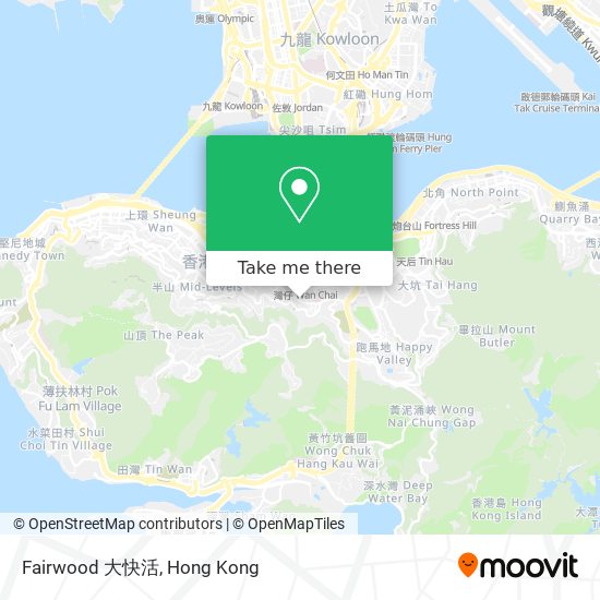 Fairwood 大快活 map