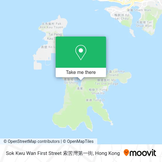 Sok Kwu Wan First Street 索罟灣第一街 map