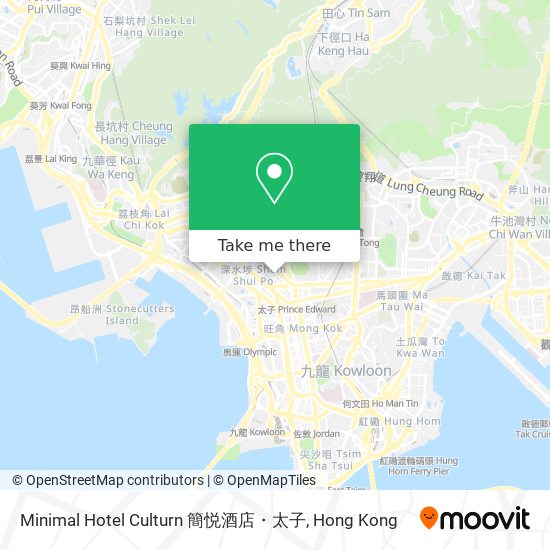 Minimal Hotel Culturn 簡悦酒店・太子 map