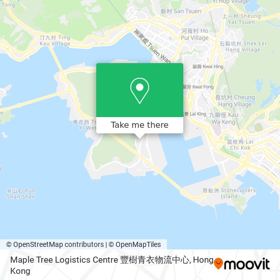 Maple Tree Logistics Centre 豐樹青衣物流中心 map