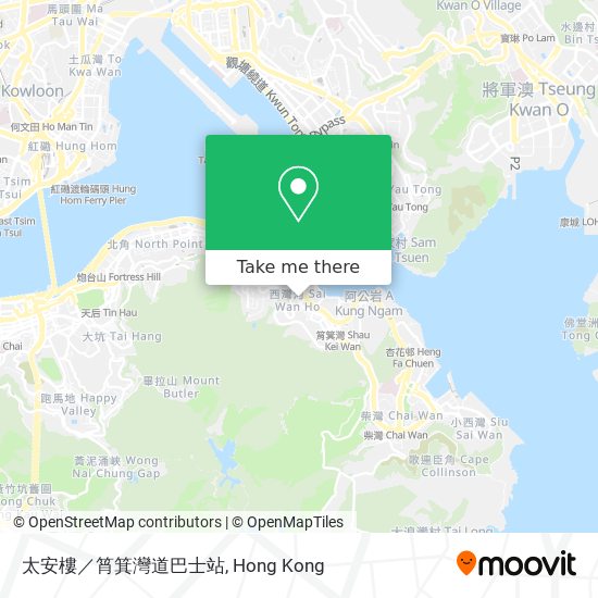 太安樓／筲箕灣道巴士站 map
