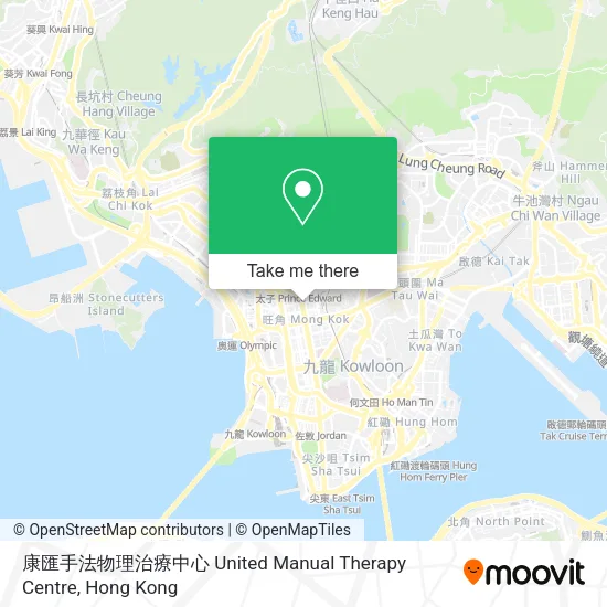 康匯手法物理治療中心 United Manual Therapy Centre map