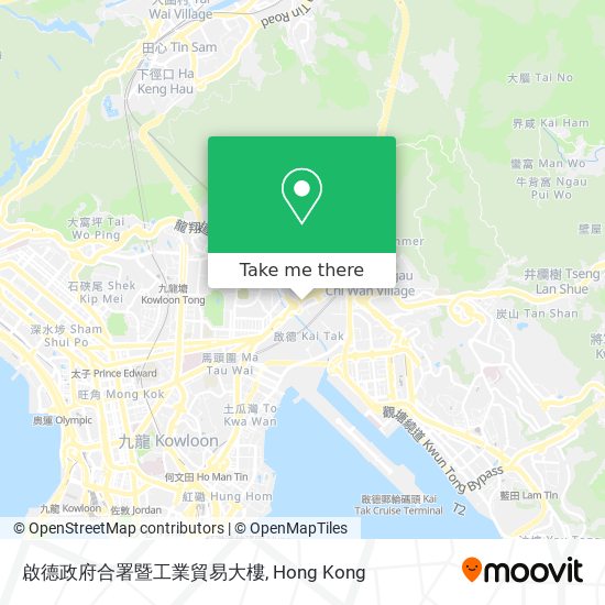 啟德政府合署暨工業貿易大樓 map