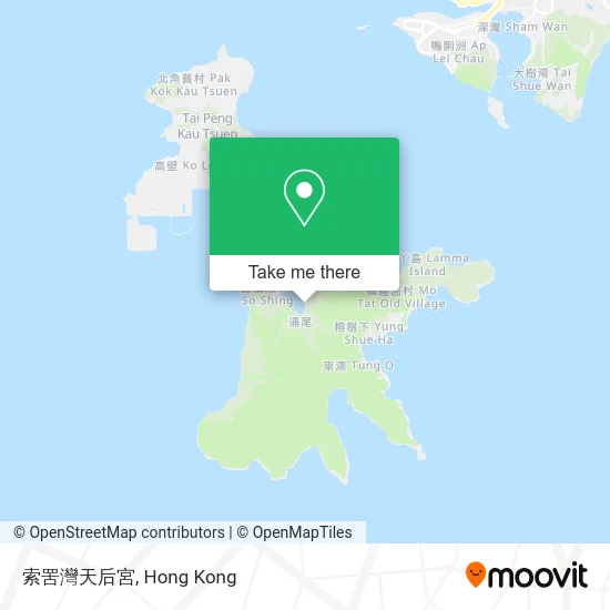 索罟灣天后宮 map
