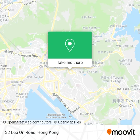 32 Lee On Road map