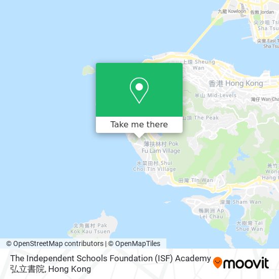 The Independent Schools Foundation (ISF) Academy 弘立書院 map