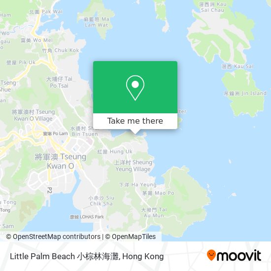 Little Palm Beach 小棕林海灘 map