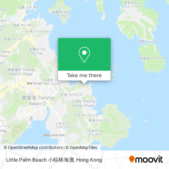 Little Palm Beach 小棕林海灘地圖