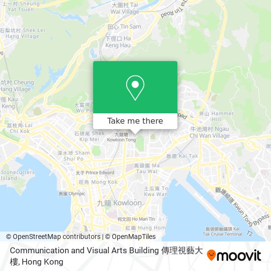 Communication and Visual Arts Building 傳理視藝大樓 map