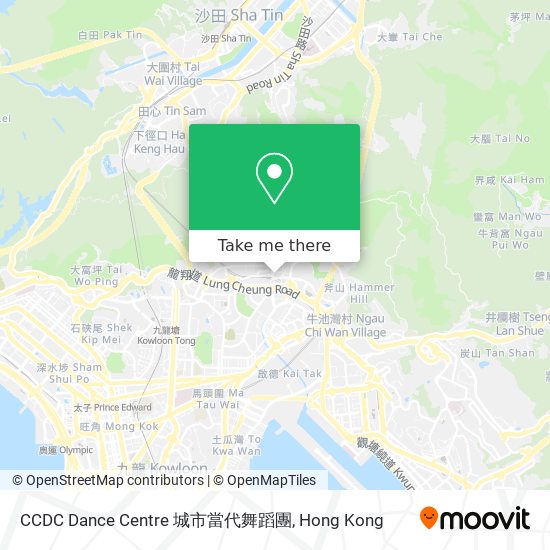 CCDC Dance Centre 城市當代舞蹈團 map