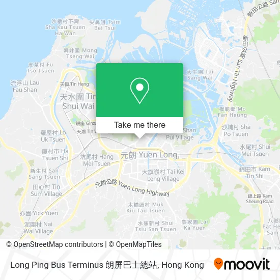 Long Ping Bus Terminus 朗屏巴士總站 map