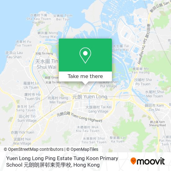 Yuen Long Long Ping Estate Tung Koon Primary School 元朗朗屏邨東莞學校 map