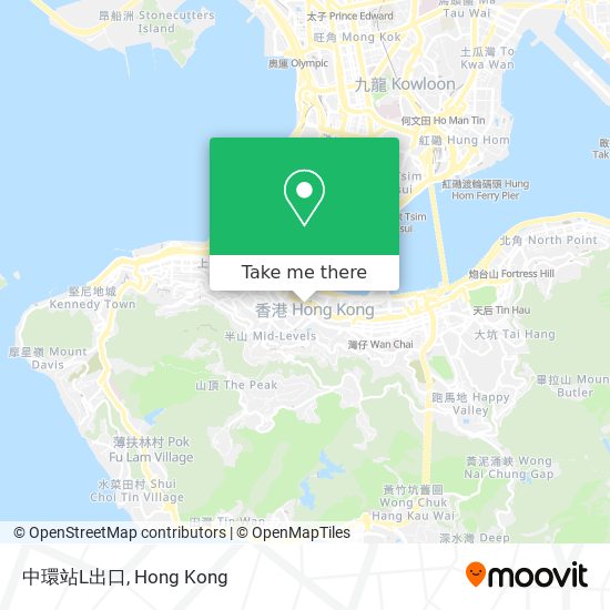 中環站L出口 map