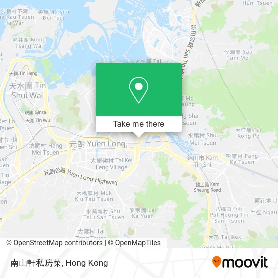南山軒私房菜地圖