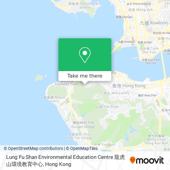 Lung Fu Shan Environmental Education Centre 龍虎山環境教育中心 map