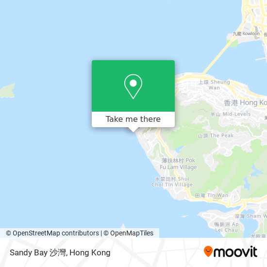 Sandy Bay 沙灣 map