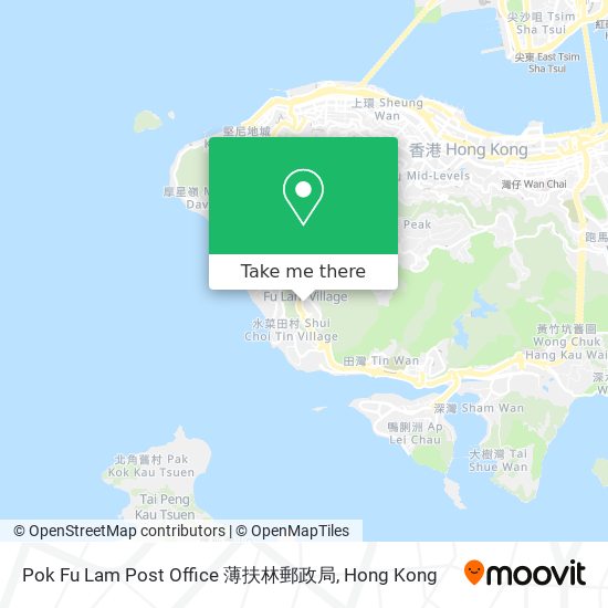 Pok Fu Lam Post Office 薄扶林郵政局 map