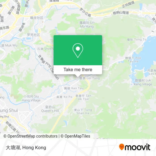 大塘湖地圖