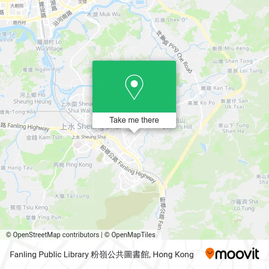 Fanling Public Library 粉嶺公共圖書館 map