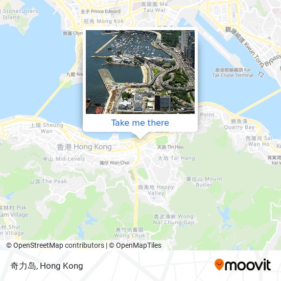 奇力岛 map
