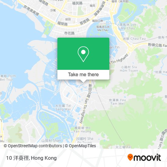 10 洋葵徑 map