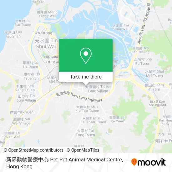 新界動物醫療中心 Pet Pet Animal Medical Centre map