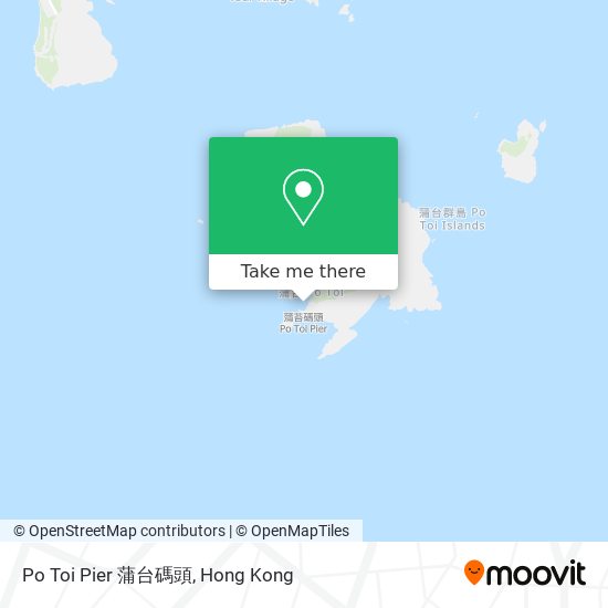 Po Toi Pier 蒲台碼頭地圖