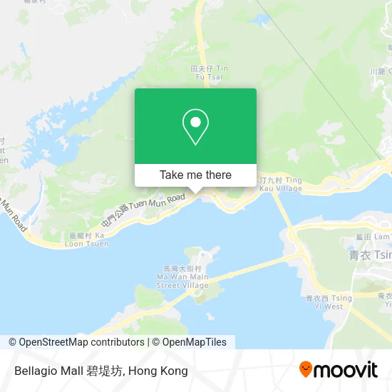 Bellagio Mall 碧堤坊地圖