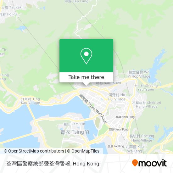 荃灣區警察總部暨荃灣警署 map