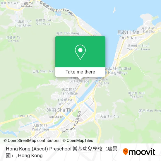 Hong Kong (Ascot) Preschool 樂基幼兒學校（駿景園） map