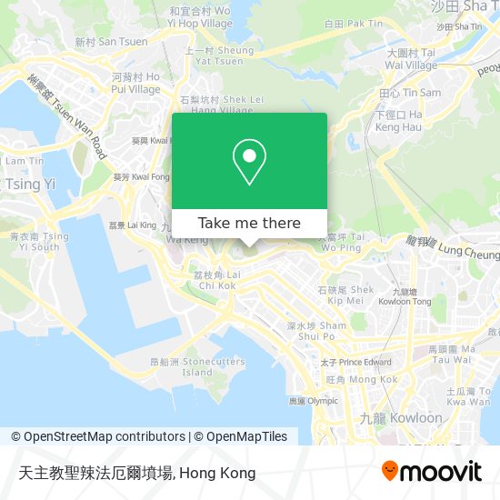 天主教聖辣法厄爾墳場 map