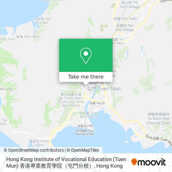 Hong Kong Institute of Vocational Education (Tuen Mun) 香港專業教育學院（屯門分校） map