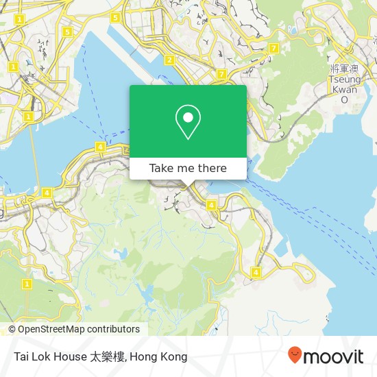 Tai Lok House 太樂樓 map