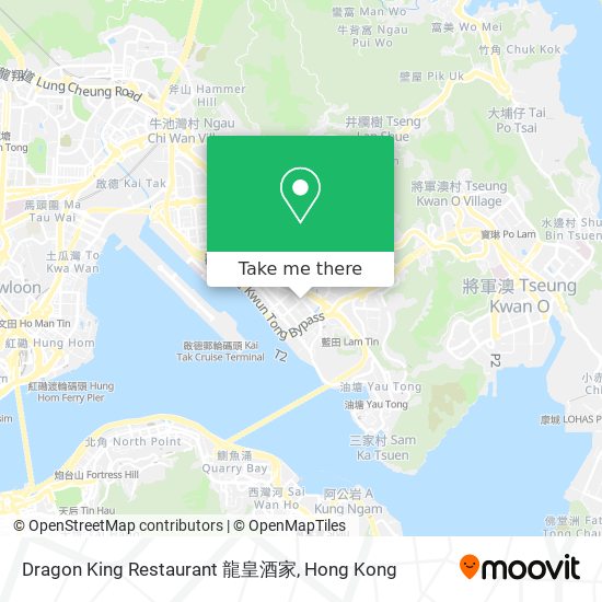 Dragon King Restaurant 龍皇酒家 map