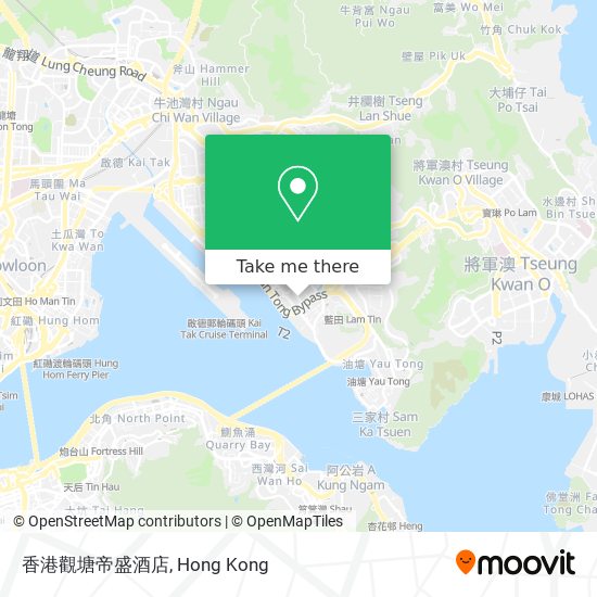 香港觀塘帝盛酒店 map