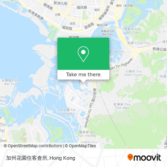 加州花園住客會所 map