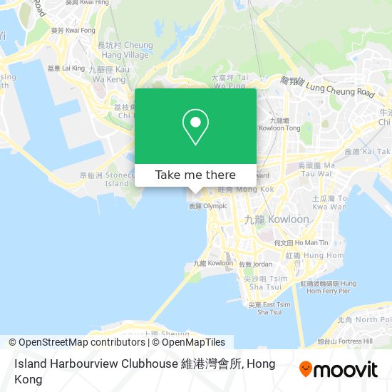 Island Harbourview Clubhouse 維港灣會所 map