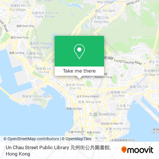 Un Chau Street Public Library 元州街公共圖書館 map