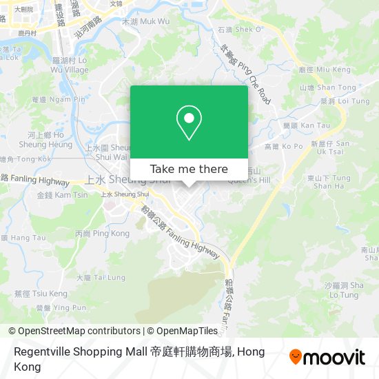 Regentville Shopping Mall 帝庭軒購物商場地圖