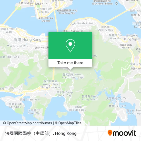 法國國際學校（中學部）地圖