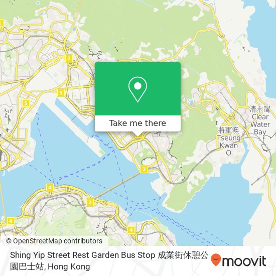 Shing Yip Street Rest Garden Bus Stop 成業街休憩公園巴士站 map