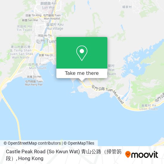 Castle Peak Road (So Kwun Wat) 青山公路（掃管笏段） map