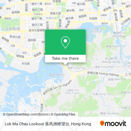 Lok Ma Chau Lookout 落馬洲瞭望台 map